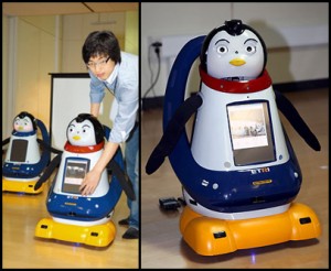 Le robot-pingouin : pas de pied mais quatre sens Le robot-pingouin : pas de pied mais quatre sens